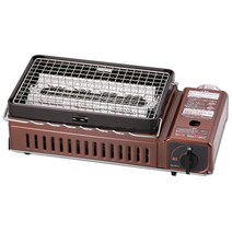 Iwatani 이와타니 야끼토리 화로구이 야외 캠핑 버너 CB-ABR-1, 이와타니 화로 전용 석쇠판 2장 세트