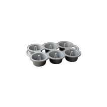 Nordic Ware 미니 엔젤 케이크 팬 6컵 흑연