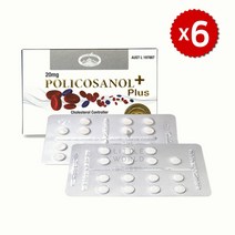 네이쳐스탑 호주산 폴리코사놀 20mg 30정 x 6개, 20mg/30정, 6세트