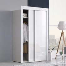 슬라이딩 옷장 2통 3통 장롱 3단5단6단서랍장, 화이트