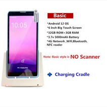 2D 바코드 스캐너 블루투스 안드로이드 데이터 수집기 하니웰 QR 재고 있음 무선 4G GPS PDA, 05 Cradle1_01 미국