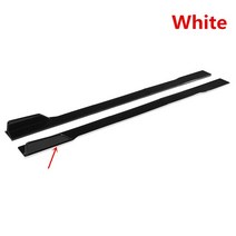 2M 카 사이드 스커트 확장 스포일러 로커 스플리터 벤츠 W205 W204 W203 W211 W212 W213 W117 C117 W176 FOR AMG FOR GTR, WHITE