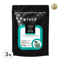 라이브잇 타코 그린티 민트초코칩 파우더, 27개, 1개입, 870g
