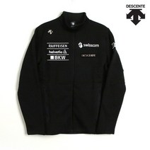 데상트 데상트후드집업 KQF SM323SFT91-BLK 남녀공용 스위스 스키팀 기모 트레이닝 집업