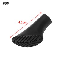 1Pcs 새로운 블랙 노르딕 워킹 폴 트렉 폴 텔레스코픽 Alpenstock Crutch 워킹 스틱 야외 하이킹 액세서리, 9