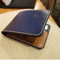 로스킨 반지갑 반제품(RHK10 /소가죽) 수업용키트 DIY, 뱀피 탄색, 검정, 1개