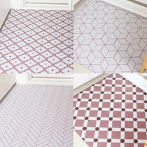 CLEAN UP 멜리사 패턴 코일 현관매트 베란다 발코니 현관용 업소용 바닥 아파트 입구 롤 DIY, 12.멜리사바아른-핑크