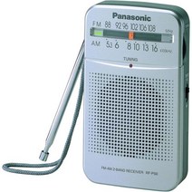 파나소닉 RF-P50d 포켓 AM FM 라디오 실버, With Headphone_Standard Packag