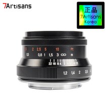 [국내공식판매점] 7Artisans 35mm F1.2 II 블랙 APS-C/소니 E마운트
