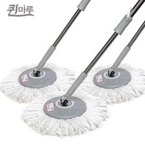 퀸마루 19cm 슈퍼핸드스핀청소기 편안형 2단봉세트, 단품