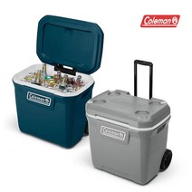 콜맨 316시리즈 65쿼터 하드쿨러/ 3000006476 3000006477 / coleman 316 Series 65-Quart Hard Cooler /바퀴아이스박스, ROCK 그레이 3000006476
