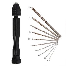 SE 핀바이스 레진 아트 프라모델 공예 핸드 드릴 10 pcs 세트 피규어 소품, 꿀템≫핀바이스≫º