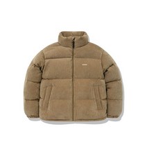 COVERNAT RDS 코듀로이 씨빅 다운 숏 푸퍼 베이지 CO2204DP03BE