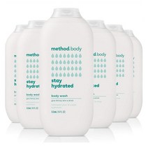 Method Body Wash Stay Hydrated 메소드 바디워시 스테이 하이드레이티드 532ml 6팩