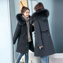 하프 야상 여성패딩 하늘비즈 A25 C383W731