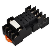 MY4 타입 14핀 릴레이 소켓 14 Pin Relay Timer Socket PLUG-IN 찬넬 Din-Rail MY4N MY4SL, 1Ea