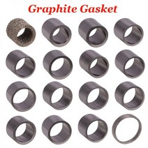 오토바이 머플러 배기 파이프 graphite 가스켓 씰 링 소음기 커넥터 motos 먼지 구덩이 bike motocross 스포츠 액세서리