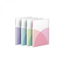 문화산업 문화 젤리소프트 포켓클리어북 10P JS100-7 청색 클리어파일 악보파일