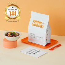 씽크라이크펫 강아지 큐브 생식, 3개, 1kg