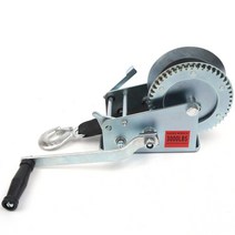 수동식 트레일러 천 투어링 벨트 상품 리프트 윈찌 도르래, 블랙 800lbs x 4m