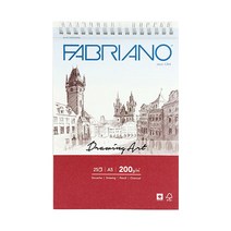 파브리아노 드로잉아트 스프링 CS01 A5 200g, 5개