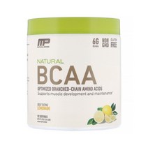 머슬팜 MusclePharm 내츄럴 BCAA 레몬에이드 파우더 255g, 1개