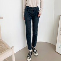 즈본 여자 앞포켓 스판 슬림배기 청바지 핏이 예쁜 데님 배기팬츠