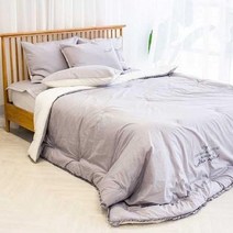 고급 호텔감성 오가닉 차렵이불 + 패드 + 베개커버 풀세트 SS/Q