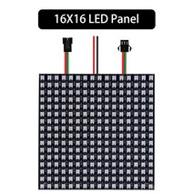 WS2812B 디지털 LED 유연한 개별적으로 다룰 수 있는 패널 1 ~ 5 개 8x8 16x16 Led 픽셀 모듈 매트릭, 02 16x16 Led Panel_03 3PCS