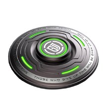 고급 야광 피젯스피너 토이 핸드 회전 핑거 UFO 방패 팽이 메탈 R188 베어링, 야광UFO블랙스피너