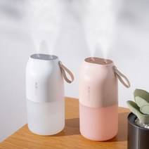 씻기편한 국민 가습기 관리쉬운 세척쉬운 소음없는 청소편한 작은방 군대 캠핑 미니가습기, 화이트