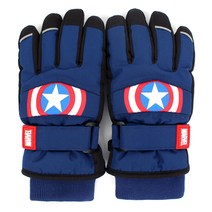 올유키즈 윙하우스 마블 3종 아이언맨 스파이더맨 캡틴 스키장갑 유아 아동 어린이