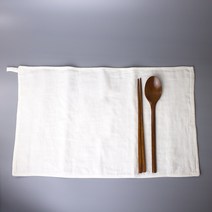 반애썸 무형광 키친크로스 소창행주(27X47cm) 2겹 3겹 카페행주 테이블매트 티매트, 1장, 정련 2겹 소창키친크로스(27X39)/자수