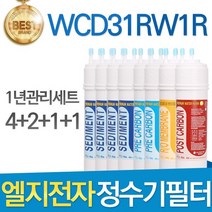 LG전자 WCD31RW1R 엘지 정수기 필터 호환 1년관리세트, 선택01_ 1년관리세트(4+2+1+1=8개)