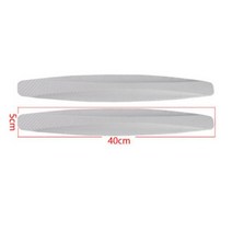 볼보악세사리 차꾸미기 24Pc 40x 514x2.5CM 자동차 범퍼 수호자 코너 가드 방지 스크래치 스트립 스티커 보호 바디 프로텍터 몰딩 valance chin 111216, 큰 흰색 2pcs