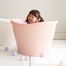 Lua 루아 이동식 욕조 어린이욕조 아기욕조 반신욕조, 핑크