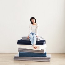 전국 동서가구 견면 3단 접이식매트리스 토퍼 Q 퀸