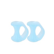 무지외반 엄지발가락 바른 교정기 2개 = 1 쌍 분리기 손가락 발 관리 보호기 실리콘 발가락 정형 외과 제품, 05 Blue