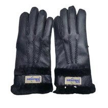 겨울 따뜻한 가죽 장갑 양모 모피 한 겨울 숙녀 야외 사이클링 방풍 장갑 Shengyibao 도매