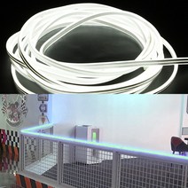 네온사인 DIY 간접 무드등 로프 라이트 줄 조명 LED 양면 네온 플렉스 _10M 220V, 양면 네온플렉스 10m/백색