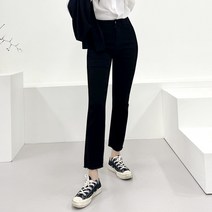 쏘옷 여성용 밤비 코튼 스판 태슬 일자 팬츠