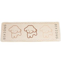 주방 욕실 싱크대 화장실 미끄럼방지 비숑 발매트 러그