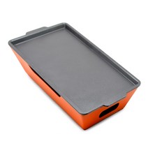 카엔 AA 직사각 미니 화로 오렌지, 36 x 19 x 1.5 cm