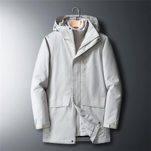 남성용 등산 하이킹 자켓 플로이 인 겨울 다운 라이너 러쉬 재킷 남성 쓰리 인 원 리무버블 미디엄 길이 재