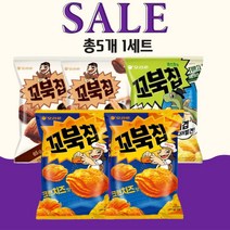오리온 꼬북칩 초코츄러스맛 2개 콘스프맛 1개 크런치즈맛 2개 (총5개), 1세트