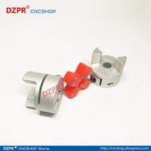 볼스크류 커플링 CNC 선반 플럼 서보 모터 플렉서블 스타 조인트 조, 한개옵션0