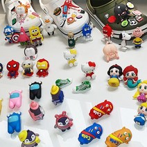 슈즈핀 set 150종 디테일의 차이가 차원이 다른 압도적 구성 메탈 페브릭 큐빅 진주 3d입체 캐릭터별 재질별 분류