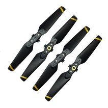 드론 프로펠러 DJI 스파크 드론 4730F 소품 용 4pcs 프로펠러 블레이드 예비 부품 교체 액세서리 CW 퀵 릴, 02 gold stripe