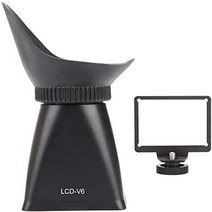 Anggrek 카메라 뷰파인더 2.8x LCD 화면 확대 뷰파인더 카메라용 익스텐더 후드가 있는 돋보기 뷰어(v3), v6