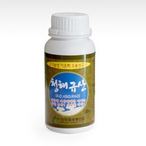 (주)친환경유기농사관학교 청해규산500ml 병충해 기상재해 수용성규산 토양교정 비료 액체비료 영양제 흙 벼 도복방지 수도작 액체비료